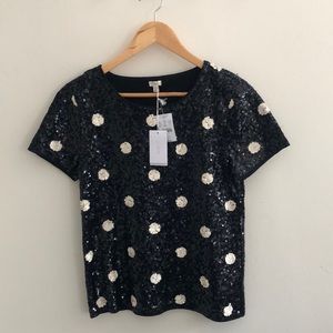 J Crew Sequin Top 🍾